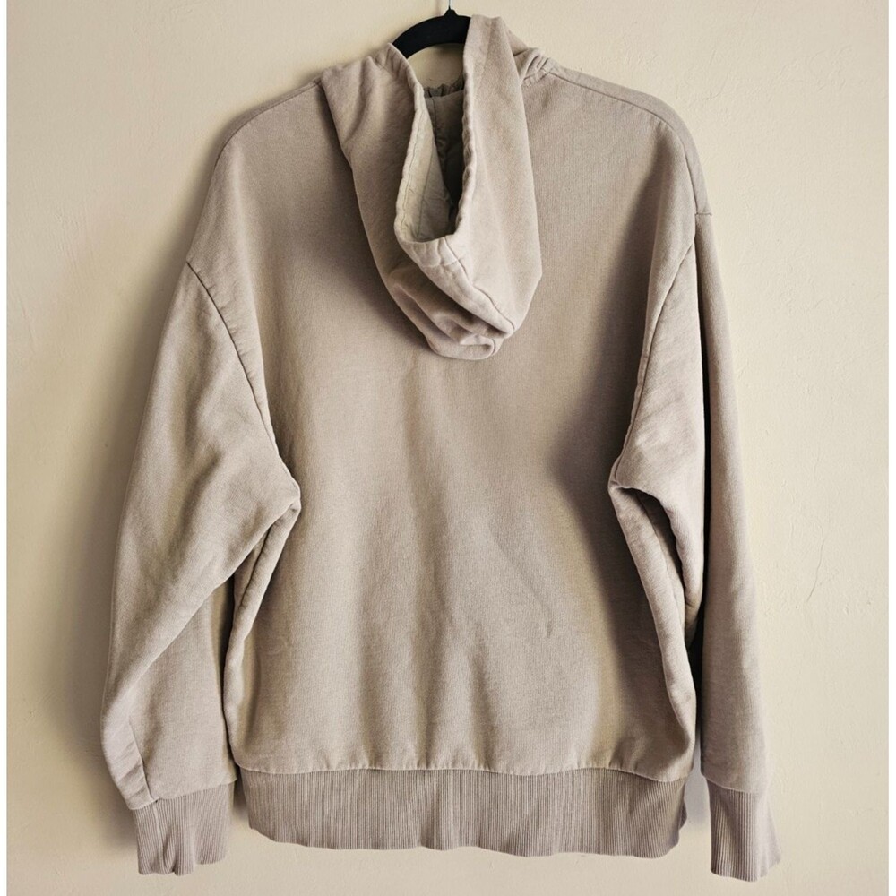 ASOS DESIGN Full Zip Up Hoodie light brown Casual Comfy Everyday Size L - Picture 2 of 4
